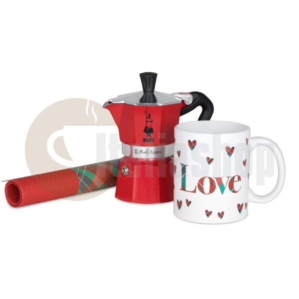 Bialetti Set Καφετιέρα, Φλιτζάνι Και Σουβέρ