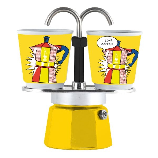 Bialetti Set Mini Express Καφετιέρα Χειρός Για 2 Φλιτζάνια