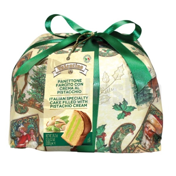 Panettone με γέμιση με κρέμα φιστικιού