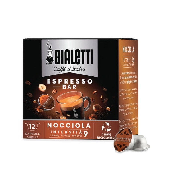 Bialetti Κάψουλες Με Γεύση Φουντούκι - 12 Τεμ.