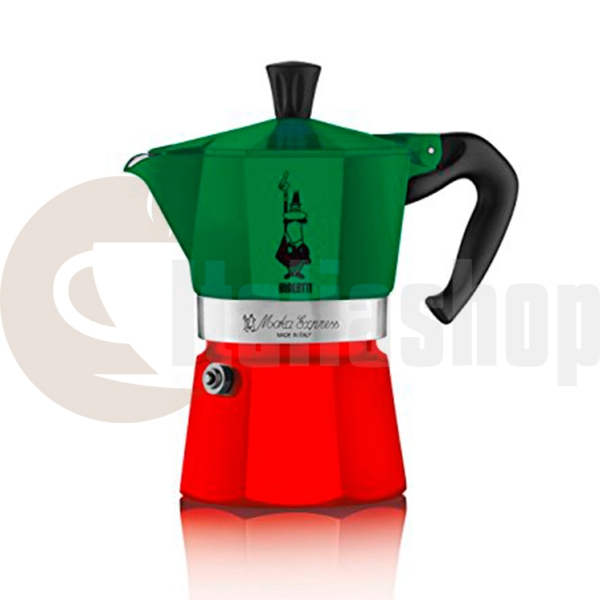 Bialetti Moka Limited Italia Καφετιέρα Χειρός Espresso Για 6 Φλιτζάνια