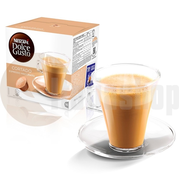 Dolce Gusto Cortado Espresso Macchiato - 16 Τεμ.