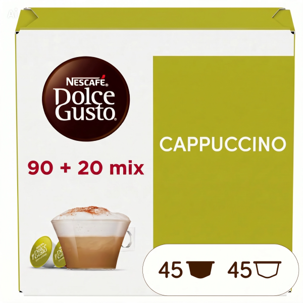 Dolce Gusto Cappuccino 90 + 10 Robusta
