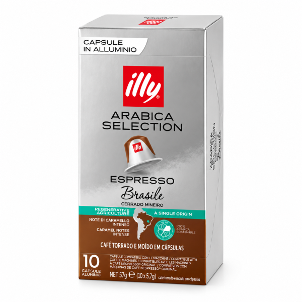 Illy Arabica Selection Brasile Cerrado Mineiro 10 – Nespresso compatible
