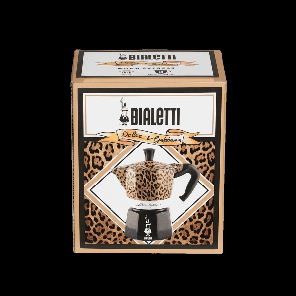 Καφετιέρα Bialetti Dolce&amp;Gabbana Moka Express Leopardo – 3 φλιτζάνια