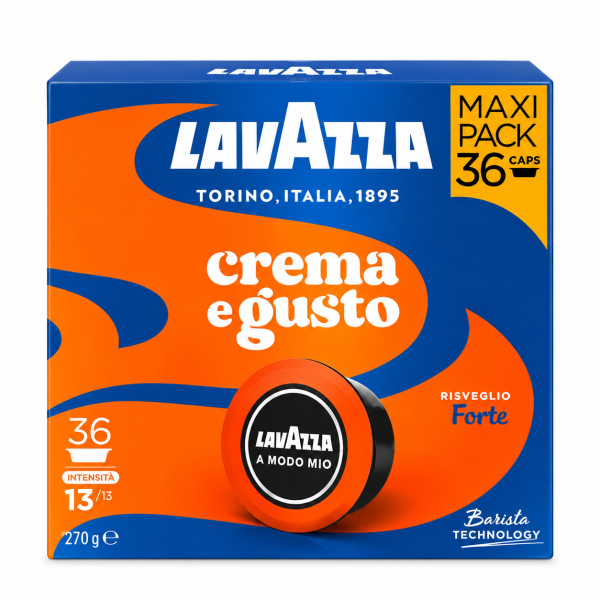 Lavazza A Modo Mio Crema e Gusto Forte - 36 Τεμ. 