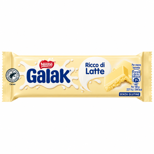 Nestlé Galak κλασική λευκή σοκολάτα Ricco di Latte – 40 g