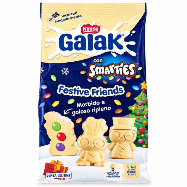 Galak Χριστουγεννιάτικες φιγούρες με Smarties Festive Friends 147 γρ.