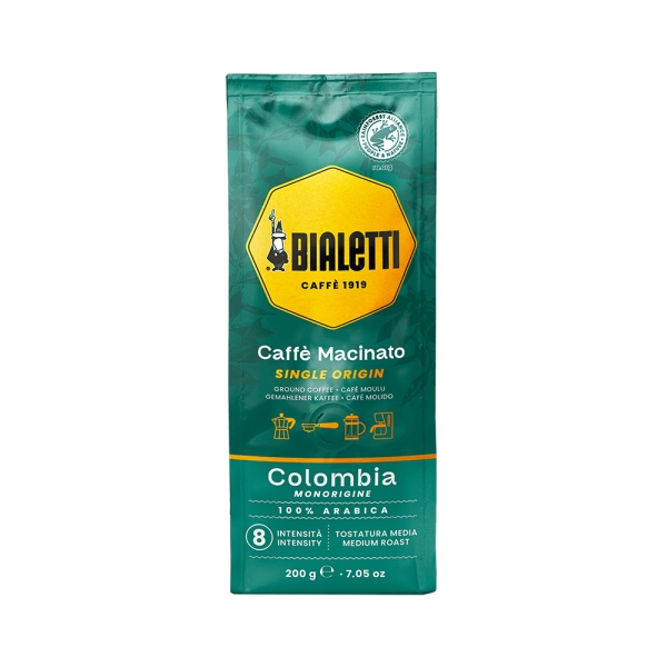 Αλεσμένος καφές Bialetti Colombia 200 γρ.